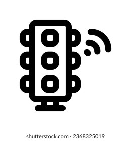 traffic lamp line icon. vector icon for your website, mobile, presentation, and logo design.