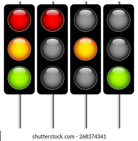 Traffic Lamp Set