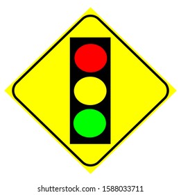 Traffic Lamp Sign Traffic Regulatory Symbol Stock Vector (Royalty Free ...