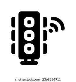 traffic lamp solid icon. vector icon for your website, mobile, presentation, and logo design.