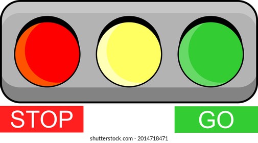 Traffic light close up.
Traffic warning and regulation.