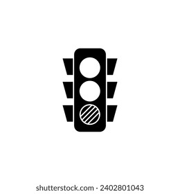 traffic light concept line icon. Simple element illustration. traffic light concept outline symbol design.