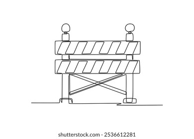 Conceito de semáforo. Design de desenho de linha única. Ilustração de animação de comprimento total. Alta qualidade 4k metragem.