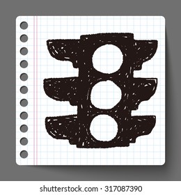 traffic light doodle