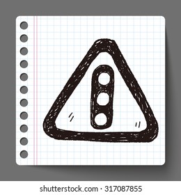 traffic light doodle