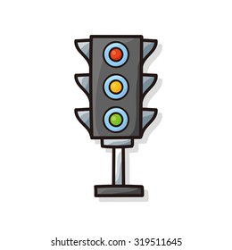 traffic light doodle