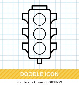traffic light doodle