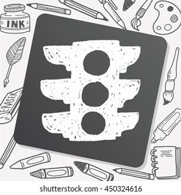 traffic light doodle