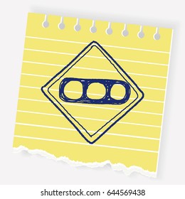 traffic light doodle