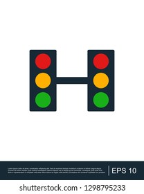 Traffic light icon