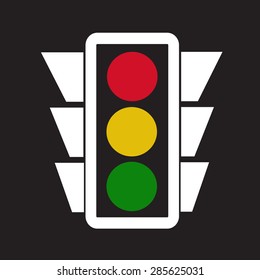 Traffic light icon