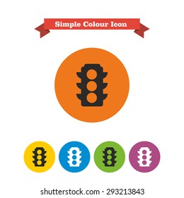 Traffic light icon