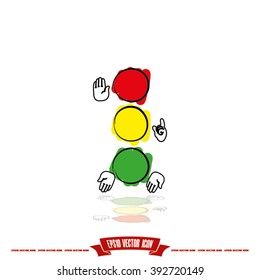 traffic light  icon