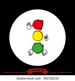 traffic light  icon
