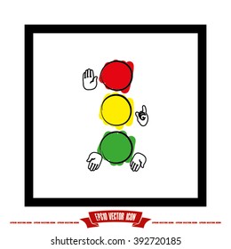 traffic light  icon