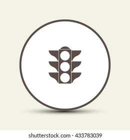 Traffic light icon