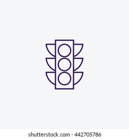 Traffic light icon