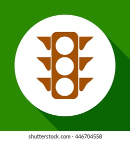 The traffic light icon.  