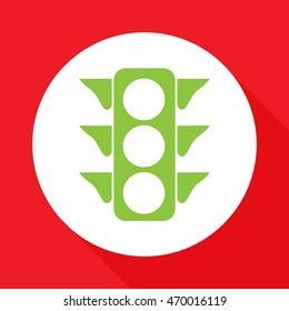 The traffic light icon.  