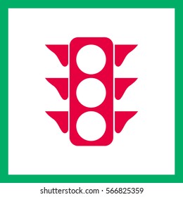 The traffic light icon.  