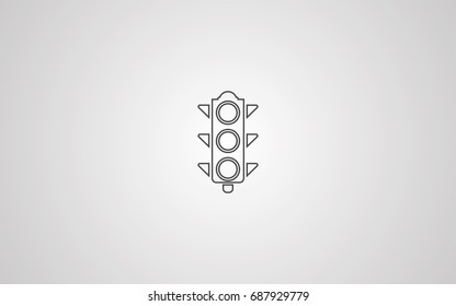 Traffic light icon