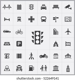 traffic light icon. city icons universal set for web and mobile