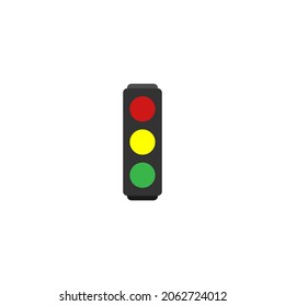 Traffic light icon design illustration template vector isolated
