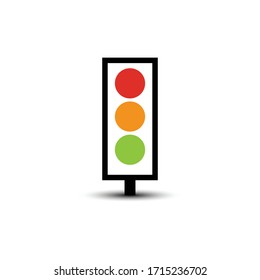 Symbol für Verkehrsampel. Vektorillustration von Vorlagen erstellen