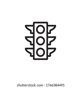 Icono de tráfico Icono de diseño Vector de la ilustración de la plantilla