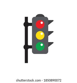 Traffic light icon design. vector illustration