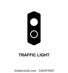 traffic light icon. Element of railway signs for mobile concept and web apps. Detailed traffic light icon can be used for web and mobile. Premium icon on white background