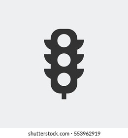 Traffic light icon illustration isolated vector sign symbol