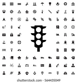 traffic light icon illustration isolated vector sign symbol