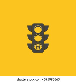 Traffic light icon illustration isolated vector sign symbol