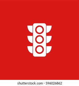 Traffic light icon illustration isolated vector sign symbol