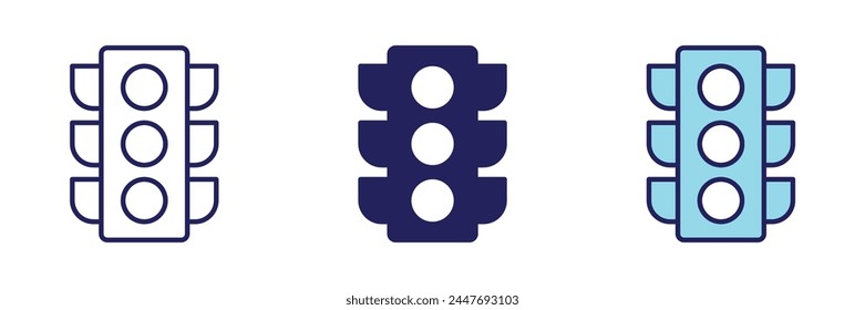 Traffic Light Icon - Navigation Set