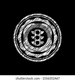 traffic light icon on chalkboard, vector illustration, pretty design
