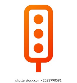 Traffic light icon. traffic light, road, light, signaling, stop light, road sign. Vector icon illustration