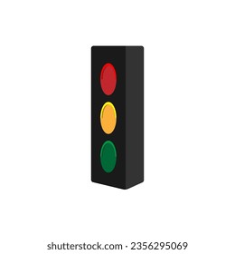 Traffic Light Icon. Street Element Symbol - Vector.