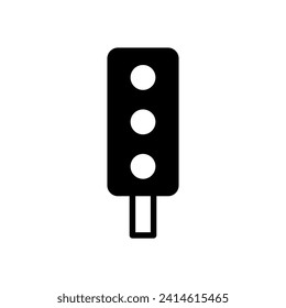 traffic light icon symbol vector template