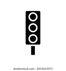 traffic light icon symbol vector template