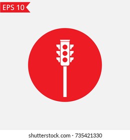 Traffic light icon Vector.