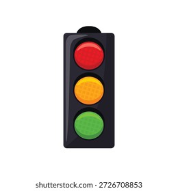 Traffic light icon vector, traffic light clip art, clip art traffic light, isolated on white background 
