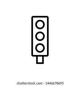 Traffic Light Icon Vector Design Symbol Illustration