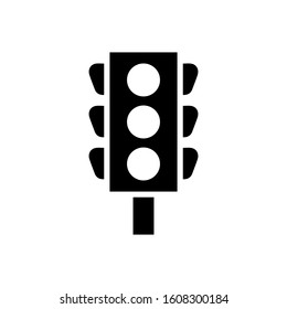 Traffic light icon vector design template illustration.