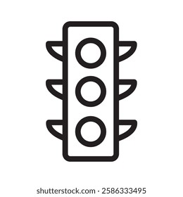 Traffic Light Icon Vector Design Template