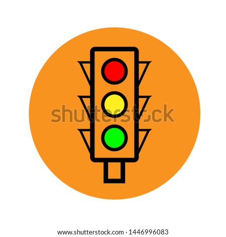 Traffic Light Icon Vector Design Symbol Illustration