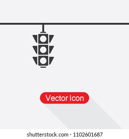 Traffic Light Icon Vector Illustration Eps10