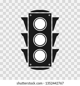 Traffic light icon. Vector illustration