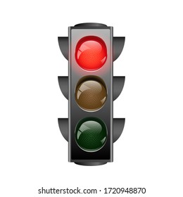 Traffic light icon vector illustration